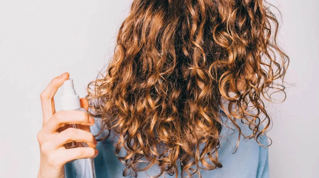 Properties of Water and Hair in Curly Hair